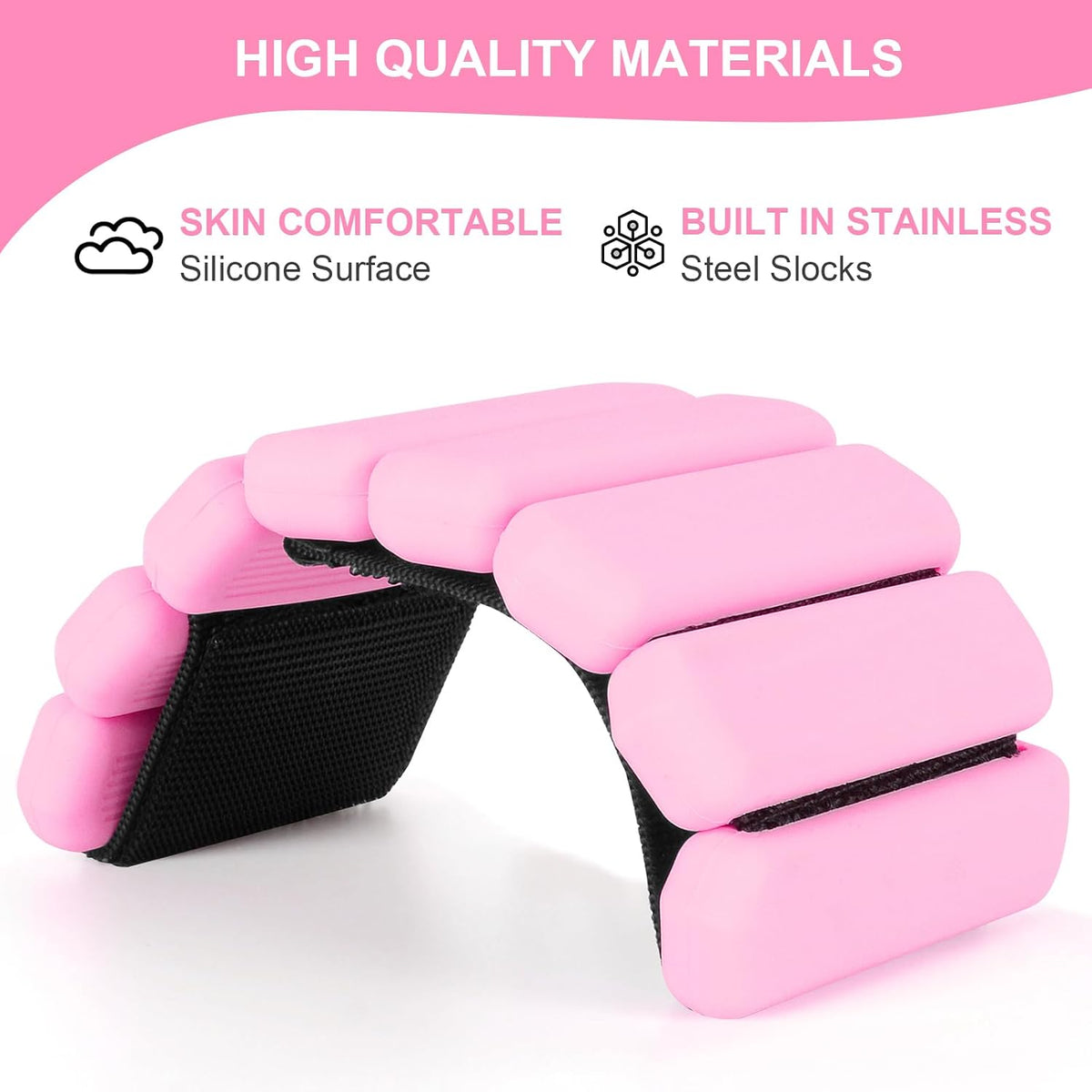 Pulseras De Peso Ajustables Para Mujer · Set De 2 (1 Lb C/U)