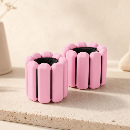 Set de 2 pulseras de peso rosa